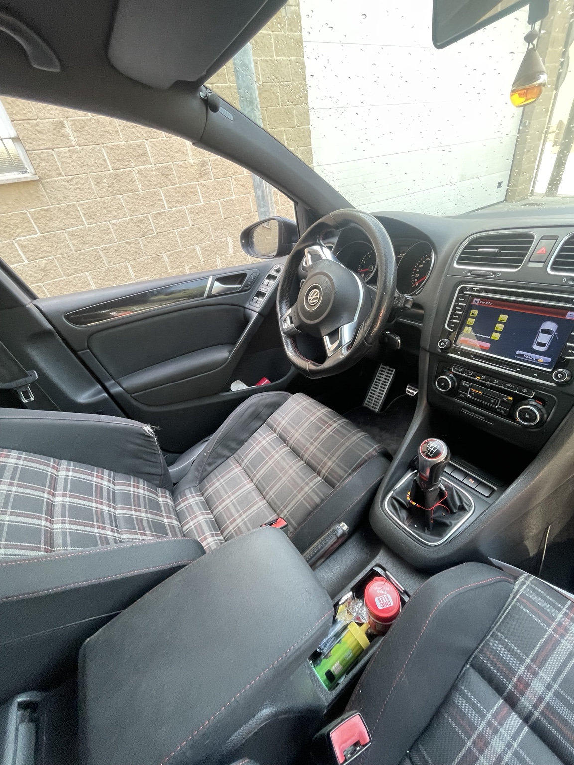 Puesto de conducción del Volkswagen Golf 6 GTI