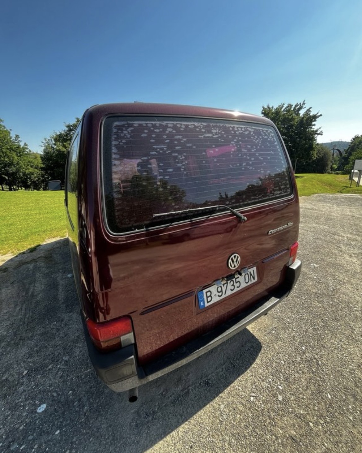 Parte trasera de la Volkswagen T4 Caravelle